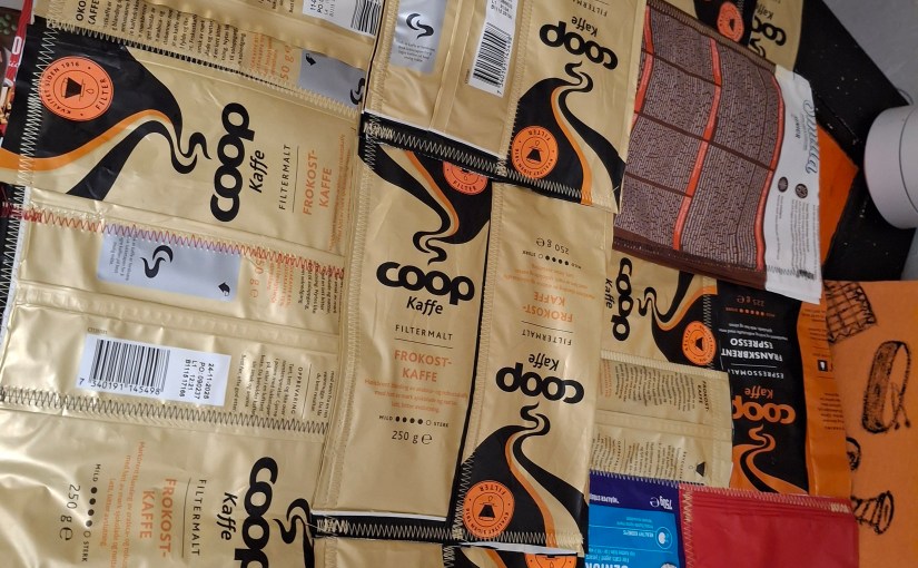 Upcycling with used coffee&nbsp;bags.